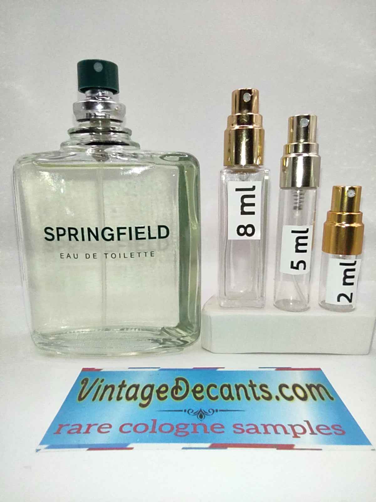 ANTONIO PUIG Springfield EDT - 2002 batch - Men - Unisex - Vintage Sample Discontinued Cologne Perfume Fragrance Decants