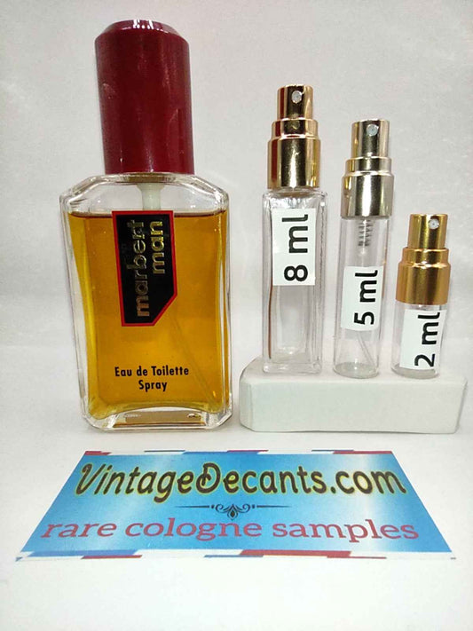 MARBERT Man EDT - 1985 Batch - Men - Vintage Decants cologne perfume samples