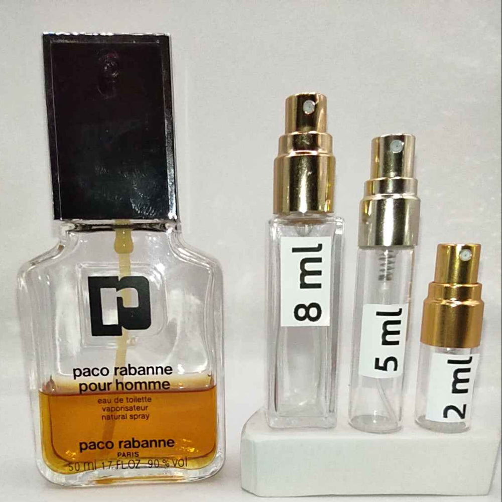 PACO RABANNE Pour Homme EDT, 1980's Batch, Men | Vintage Decant Cologne Perfume Fragrance Samples