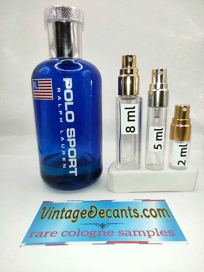 RALPH LAUREN Polo Sport EDT - 1990's Cosmair Batch - Men - Vintage Decants cologne perfume samples