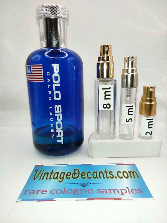 RALPH LAUREN Polo Sport EDT - 1990's Cosmair Batch - Men - Vintage Decants cologne perfume samples