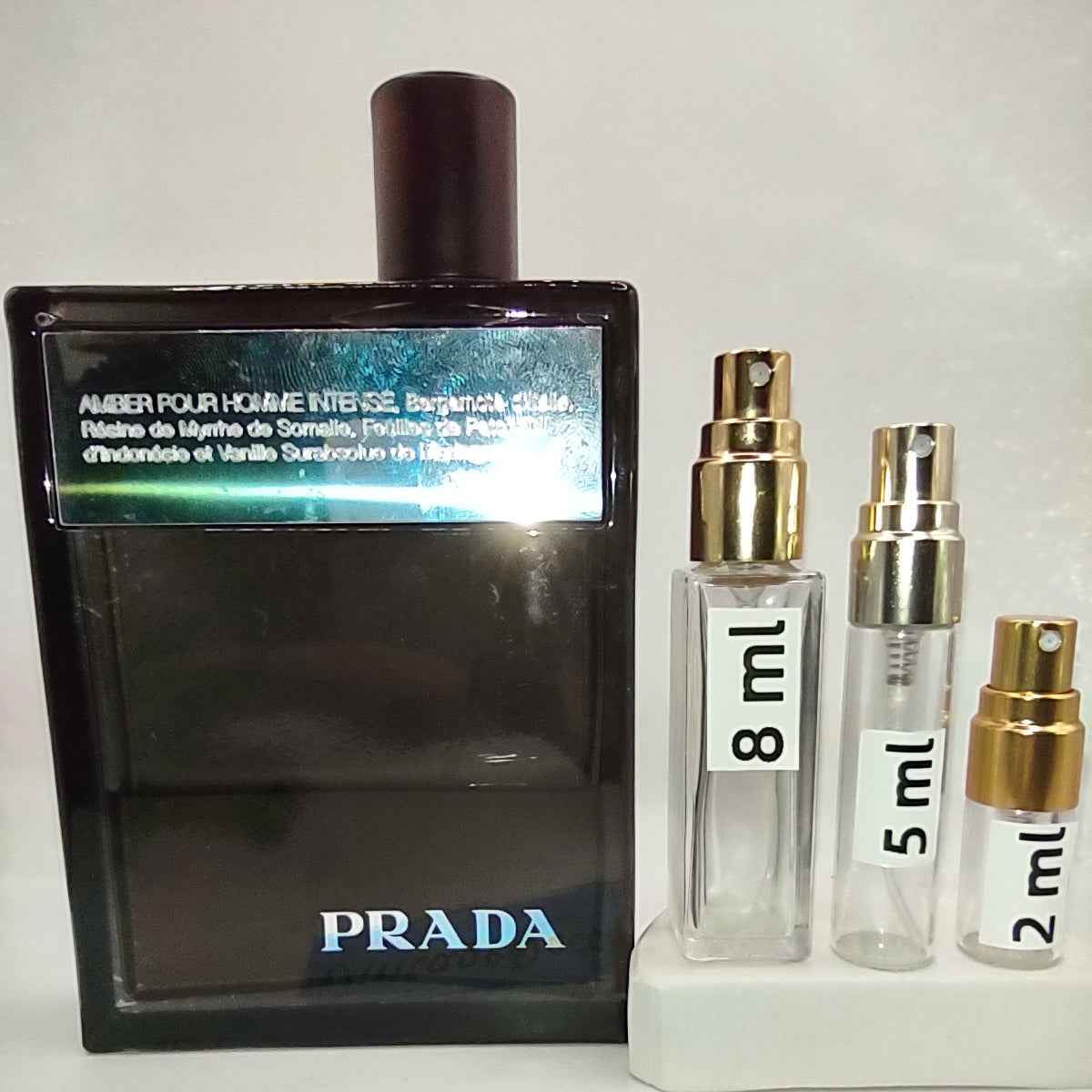 PRADA Amber Pour Homme Intense EDP, 2012 Batch, Men | Vintage Decant Cologne Perfume Fragrance Samples