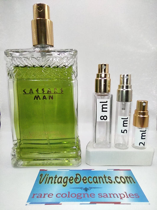 Vintage Decants CAESARS MAN Legendary Cologne Spray EDC - 1990's Batch - Men - Sample - Discontinued - Cologne - Perfume - Classic - Retro - Fragrance