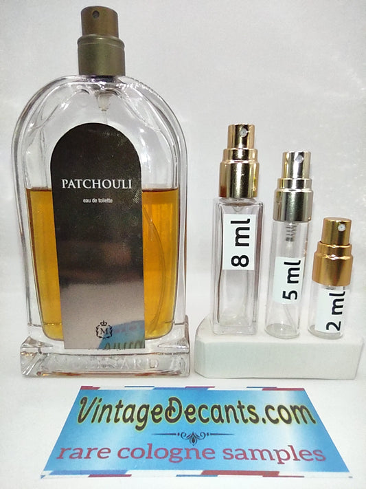 Vintage Decants MOLINARD Patchouli EDT - 1999 Batch - Unisex - Sample - Discontinued - Cologne - Perfume - Classic - Retro - Fragrance