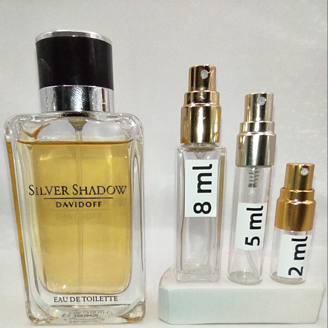 DAVIDOFF Silver Shadow EDT, 2005 Lancaster Batch, Men, Unisex | Vintage Decant Cologne Perfume Fragrance Samples