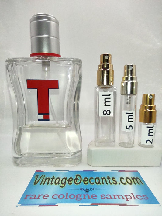 Vintage Decants TOMMY HILFIGER T For Men EDT - 2001 Batch - Men - Sample - Discontinued - Cologne - Perfume - Classic - Retro - Fragrance