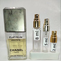 CHANEL Platinum Egoiste EDT, 2002 Batch, Men | Vintage Decant Cologne Perfume Fragrance Samples
