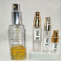CHANEL Cristalle EDT, 1990's Batch, Women, Unisex | Vintage Decant Cologne Perfume Fragrance Samples