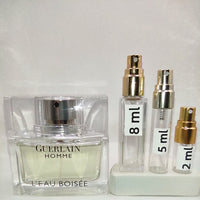 GUERLAIN Homme l'eau boisee EDT, 2015 Batch, Men, Unisex | Vintage Decant Cologne Perfume Fragrance Samples
