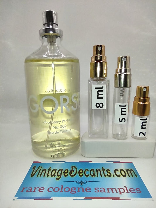 LABORATORY PERFUMES Gorse EDT - 2022 Batch - Unisex - Men - Vintage Decants cologne perfume fragrance samples