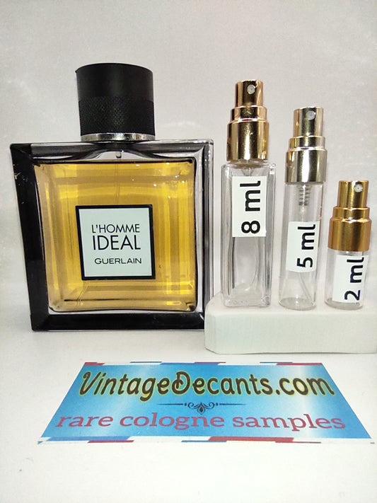 Vintage Decants GUERLAIN L’Homme Ideal EDT - 2015 Batch - Men - Sample - Discontinued - Cologne - Perfume - Classic - Retro - Fragrance