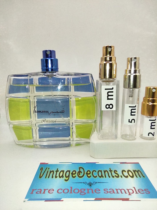 Vintage Decants RASASI Tasmeem EDP - 2018 batch - Men - Unisex - Sample - Discontinued - Cologne - Perfume - Classic - Retro - Fragrance