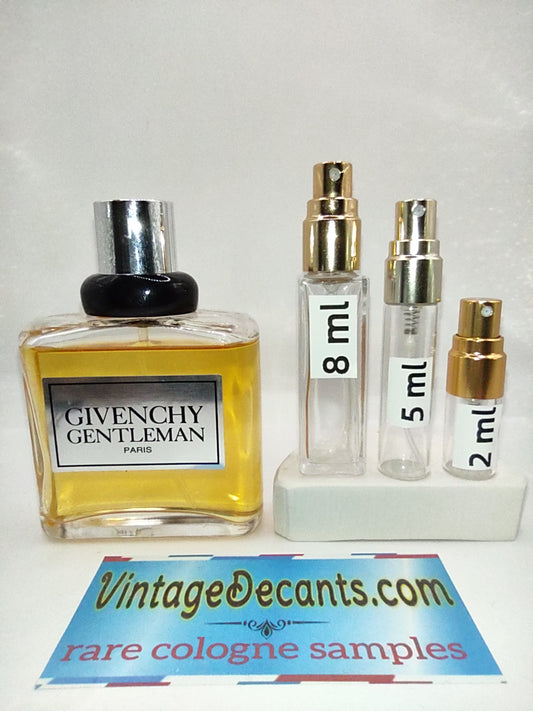 Vintage Decants GIVENCHY Gentleman EDT - 2003 Batch - Men - Sample - Discontinued - Cologne - Perfume - Classic - Retro - Fragrance