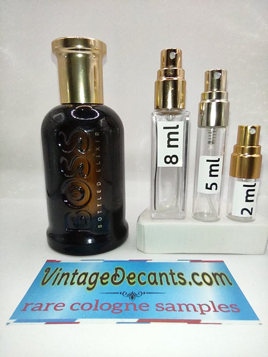 Vintage Decants HUGO BOSS Boss Bottled Elixir Parfum - 2023 Batch - Men - Sample - Discontinued - Cologne - Perfume - Classic - Retro - Fragrance
