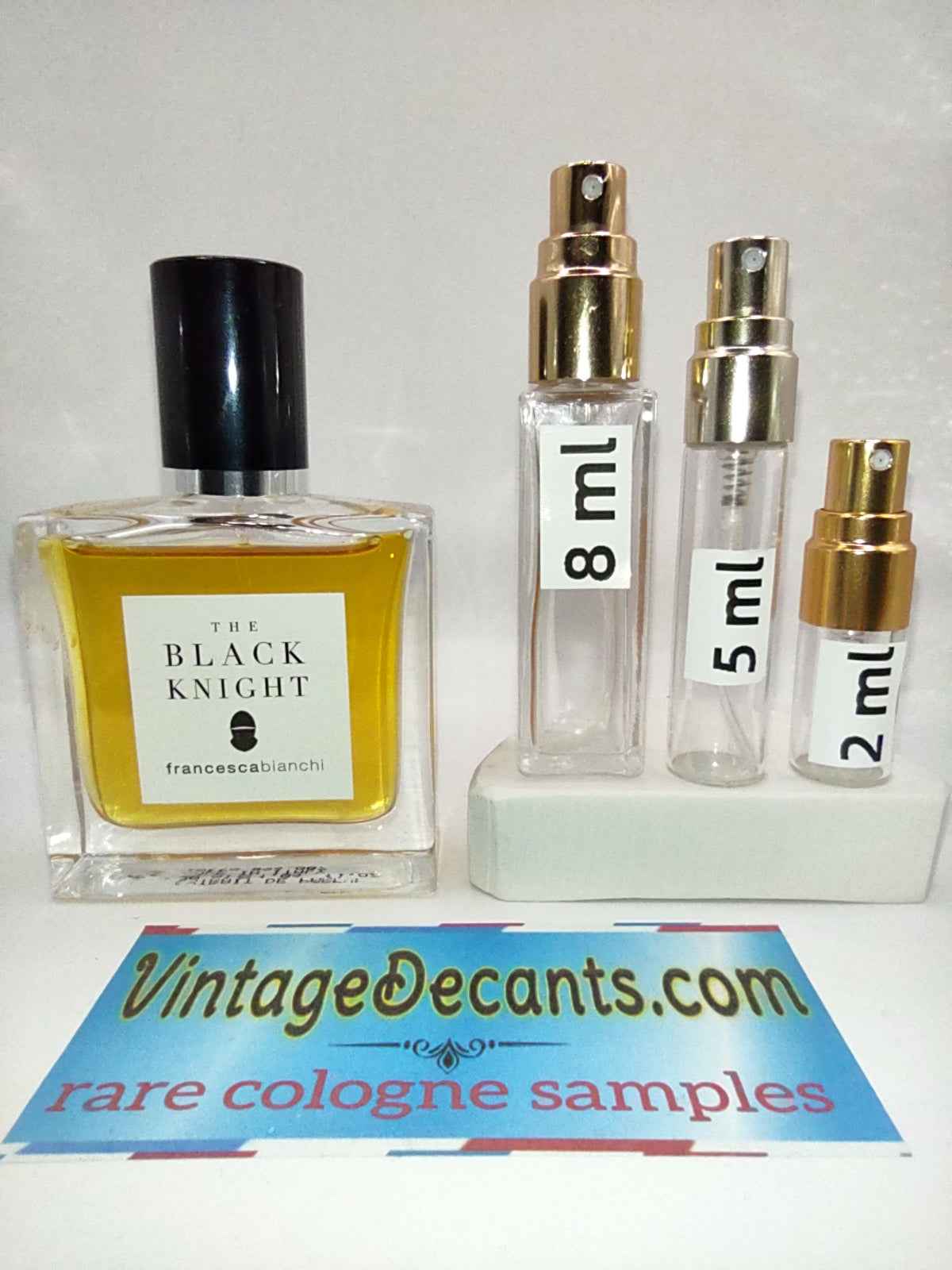 FRANCESCA BIANCHI The Black Knight EDP - 2020's Batch - Unisex - Men - Vintage Sample Discontinued Cologne Perfume Fragrance Decants