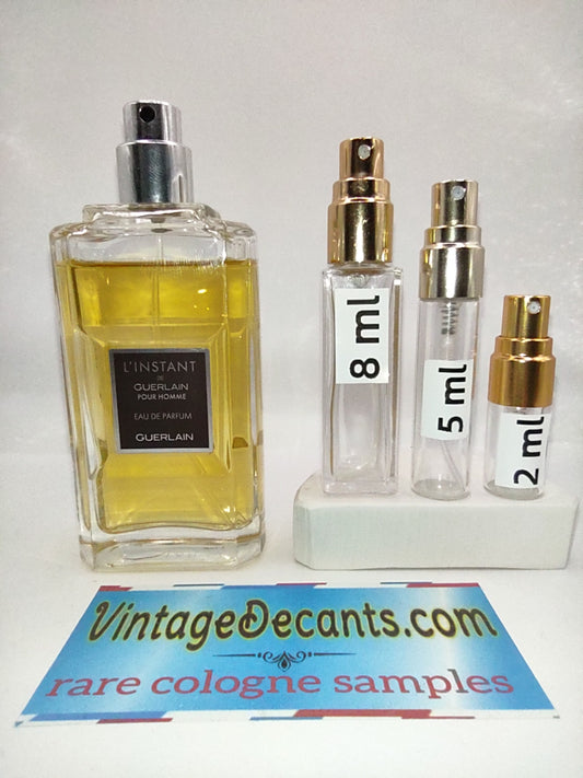 Vintage Decants GUERLAIN L'Instant Pour Homme EDP - 2016 Batch - Men - Unisex - Sample - Discontinued - Cologne - Perfume - Classic - Retro - Fragrance