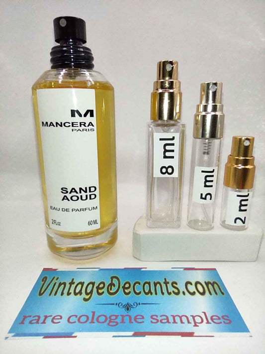 MANCERA Sand Aoud EDP - 2011 Batch - Unisex - Men - Vintage Decants cologne perfume samples