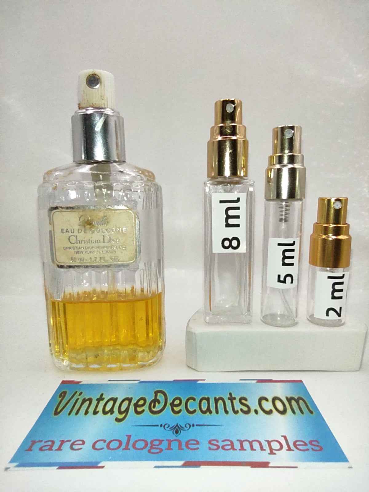 DIOR Diorella EDC - 1976 Batch - Women - Unisex - Vintage Sample Discontinued Cologne Perfume Fragrance Decants
