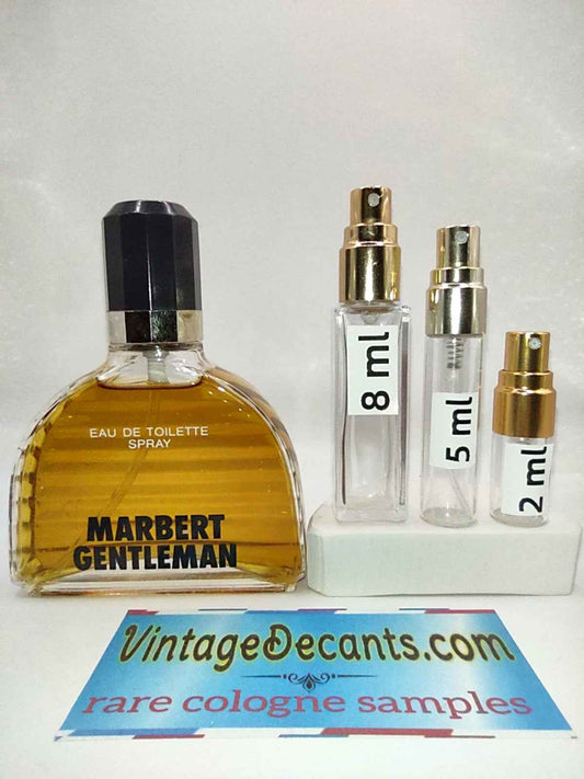 MARBERT Gentleman EDT - 1990 Batch - Men - Vintage Decants cologne perfume samples