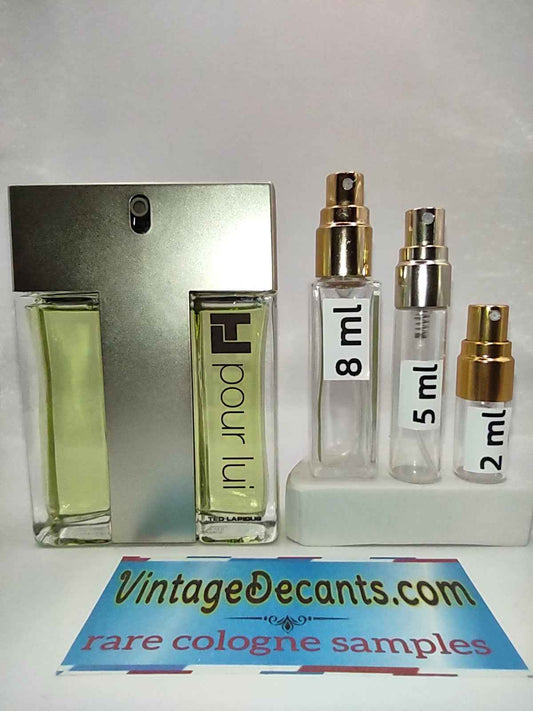 TED LAPIDUS TL Pour Lui EDT - 2003 Batch - Men - Vintage Decants cologne perfume samples