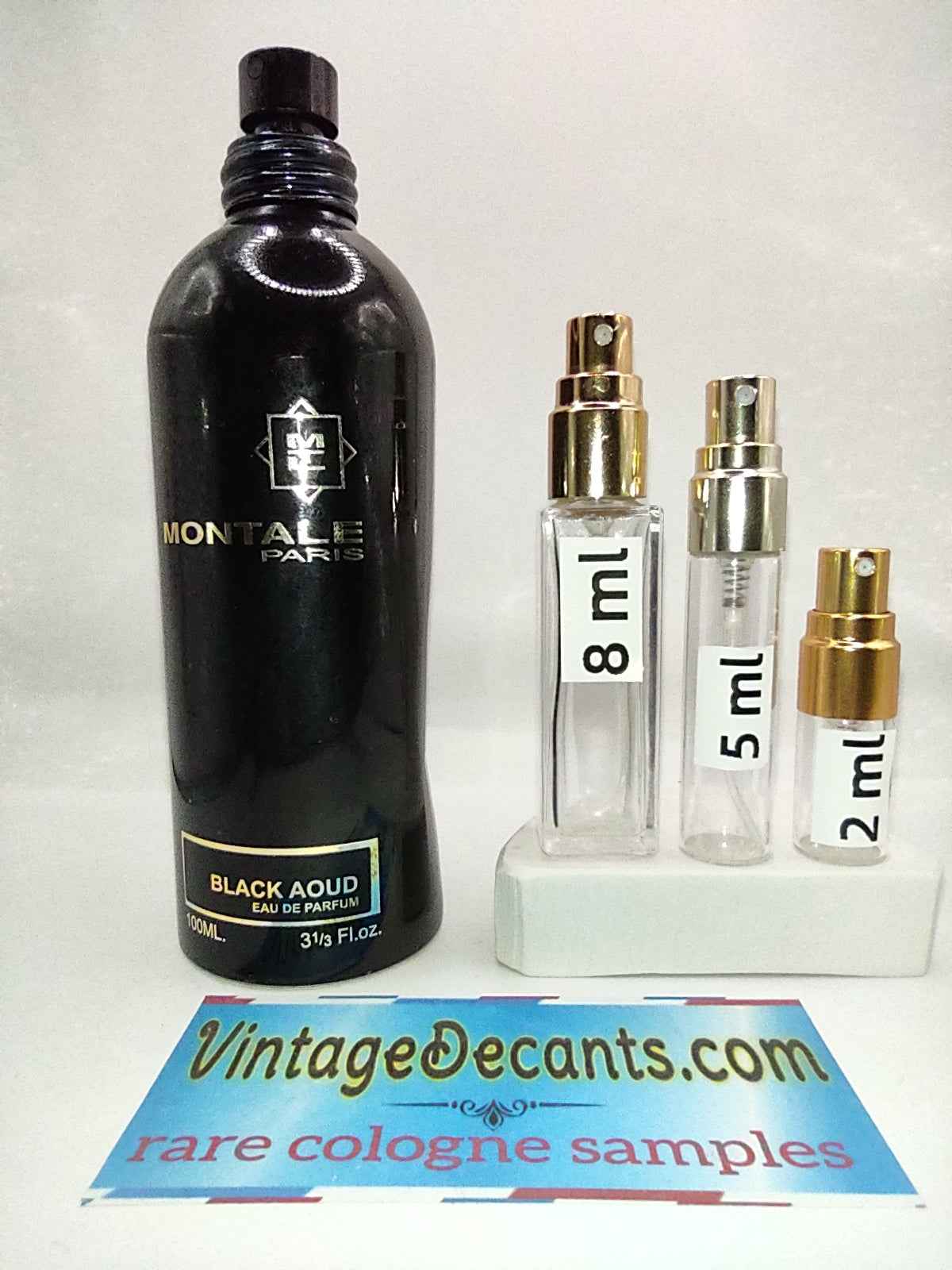 MONTALE Black Aoud EDP - 2006 Batch - Unisex - Vintage Sample Discontinued Cologne Perfume Fragrance Decants