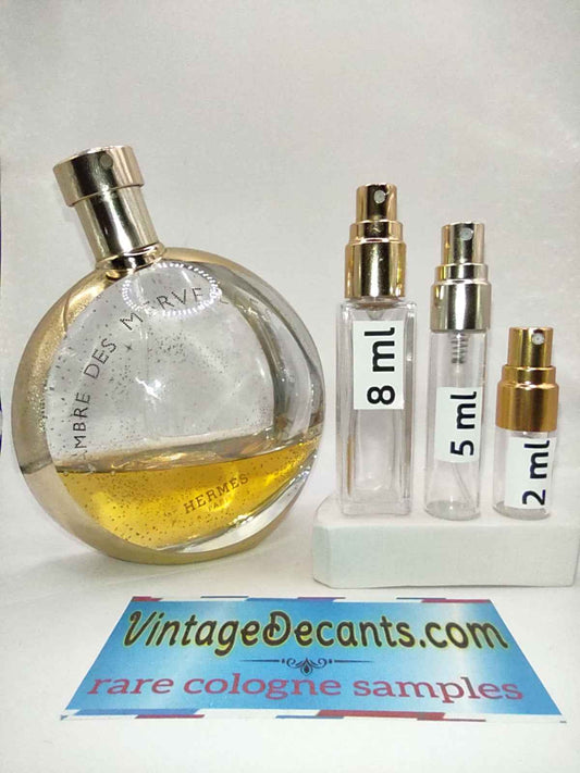 HERMES L’Ambre des Merveilles EDP - 2012 Batch - Unisex - Vintage Decants cologne perfume samples