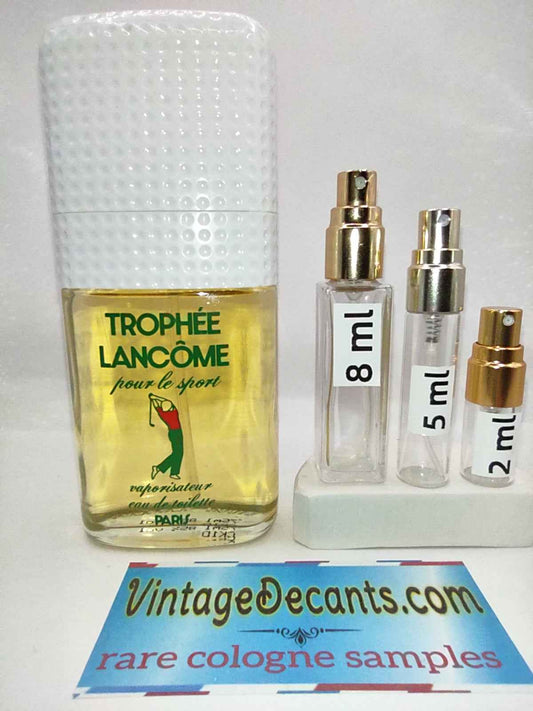 LANCOME Trophee Pour Le Sport EDT - 1983 Batch - Men - Unisex - Vintage Decants cologne perfume samples