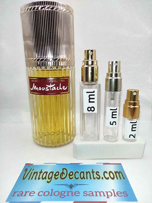 ROCHAS Moustache Concentree EDT - 1991 Batch - Men - Vintage Decants cologne perfume samples