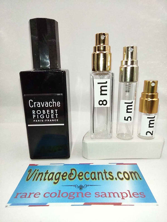 ROBERT PIGUET Cravache EDT - 2007 Batch - Men - Vintage Decants cologne perfume samples