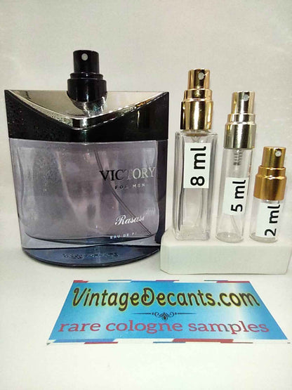 RASASI Victory EDP - 2023 Batch - Men - Vintage Sample Discontinued Cologne Perfume Fragrance Decants