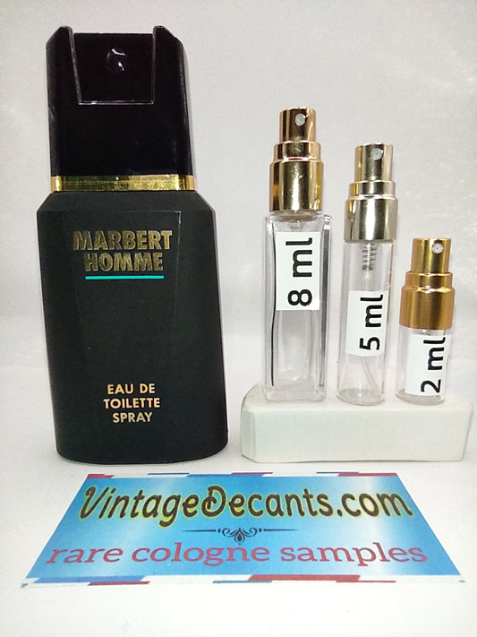 Vintage Decants MARBERT Marbert Homme EDT - 1989 batch - Men - Sample - Discontinued - Cologne - Perfume - Classic - Retro - Fragrance