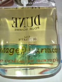 DIOR Dune Pour Homme EDT, 2002 Batch, Men | Vintage Decant Cologne Perfume Fragrance Samples