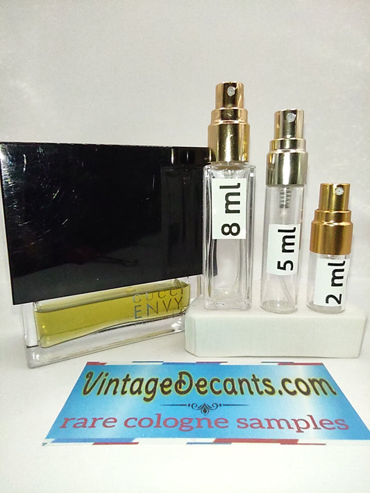 Vintage Decants GUCCI Envy EDT - 2000's Batch - Men - Sample - Discontinued - Cologne - Perfume - Classic - Retro - Fragrance