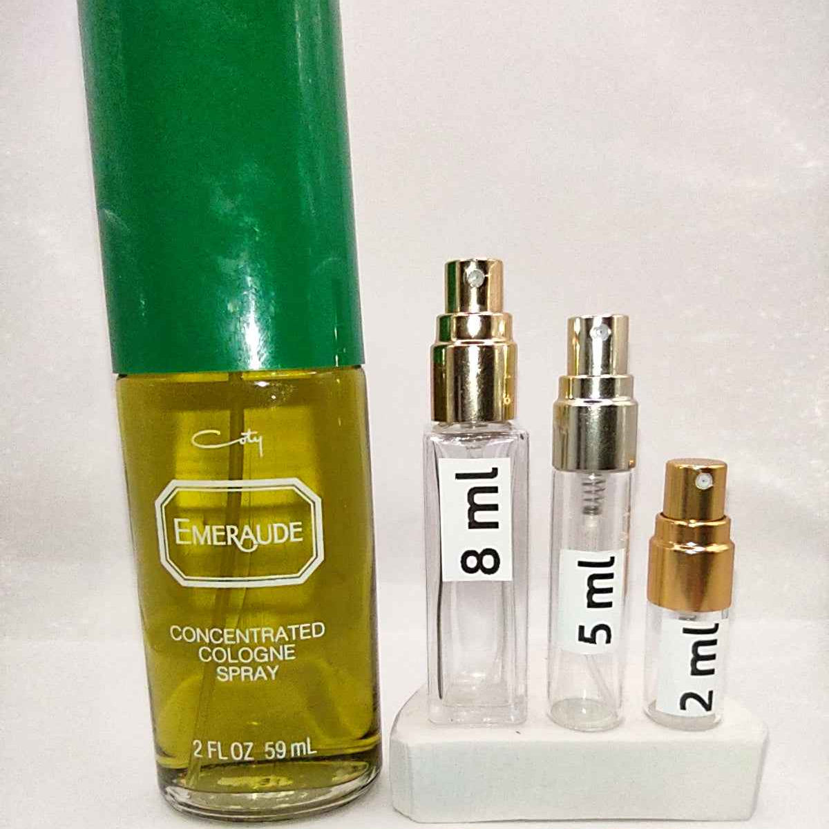 COTY Emeraude EDC, 1990's Batch, Women, Unisex | Vintage Decant Cologne Perfume Fragrance Samples