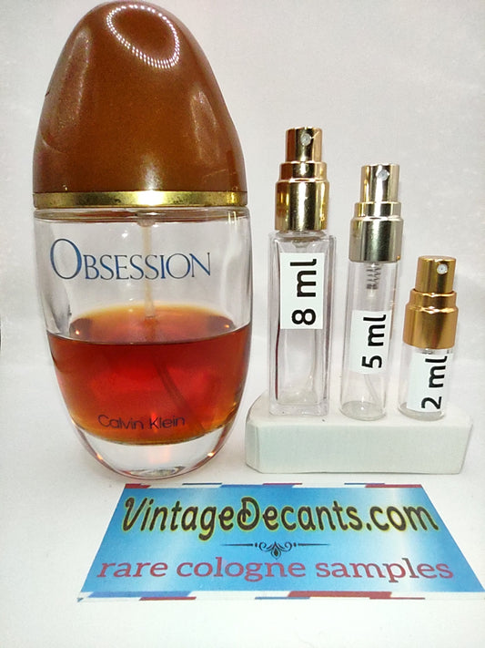 CALVIN KLEIN Obsession EDC - 1980's Batch - Women - Unisex