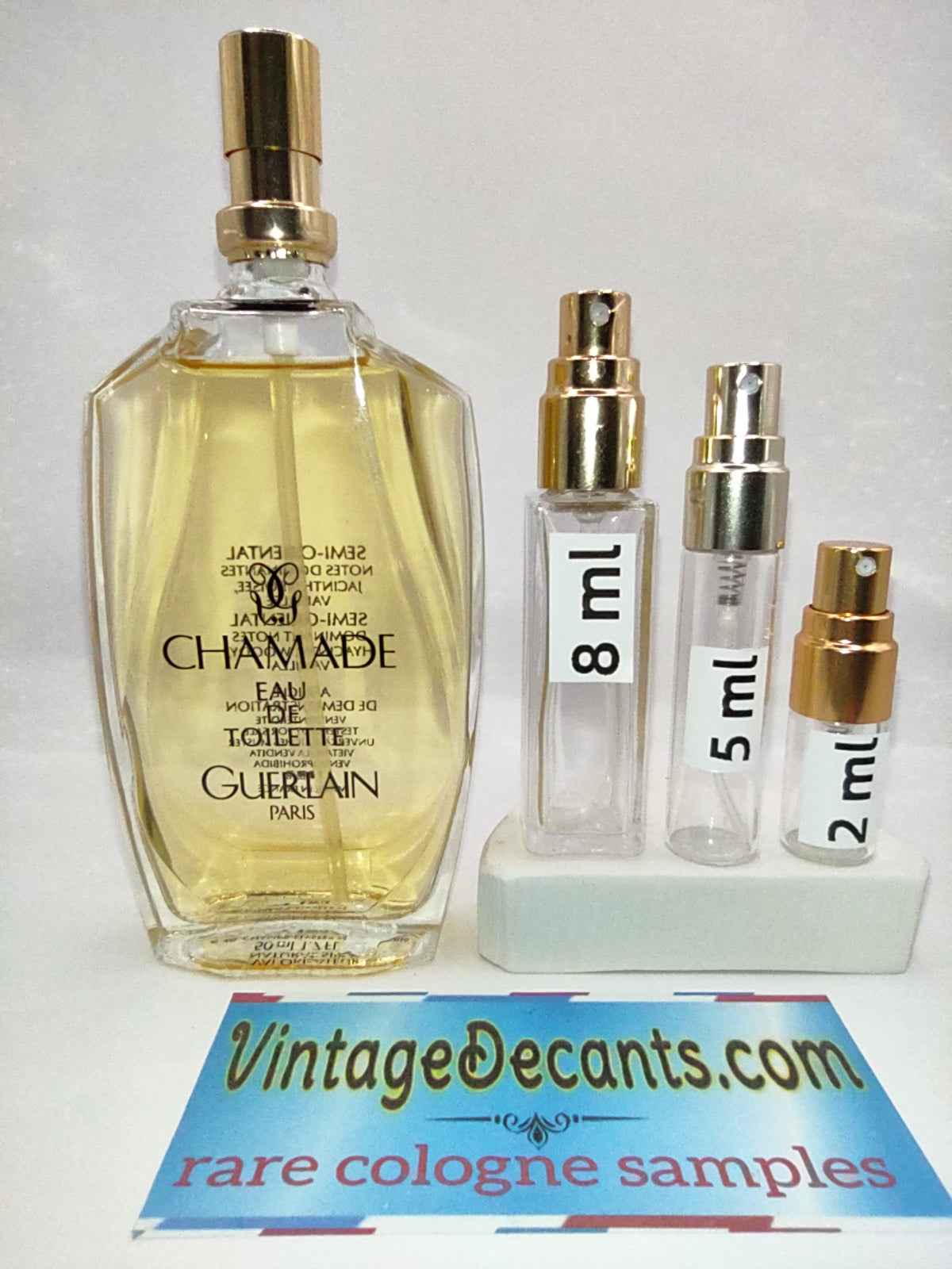 GUERLAIN Chamade EDT - 1998 Batch - Women - Unisex - Vintage Sample Discontinued Cologne Perfume Fragrance Decants