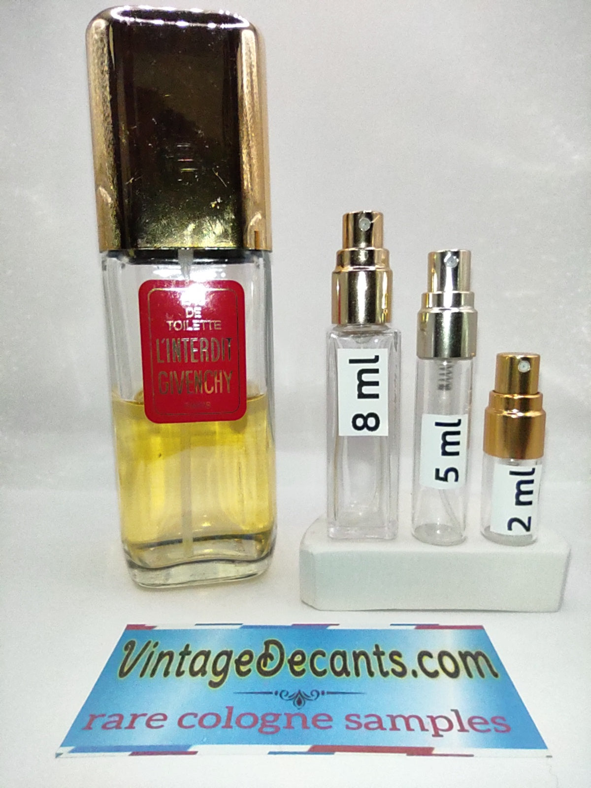 GIVENCHY L'interdit EDT - 1990's Batch - Women - Unisex - Vintage Sample Discontinued Cologne Perfume Fragrance Decants
