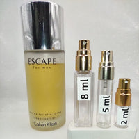 CALVIN KLEIN Escape For Men EDT, 1994 Batch, Men, Unisex | Vintage Decant Cologne Perfume Fragrance Samples