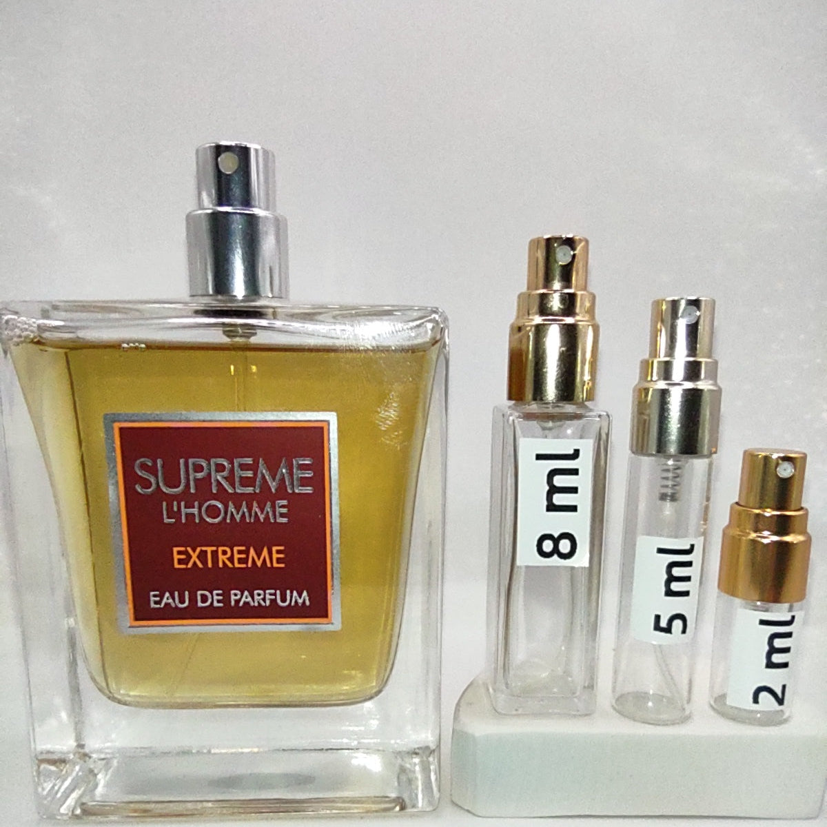 FRAGRANCE WORLD Supreme L'homme Extreme EDP, 2022 Batch, Unisex, Men | Vintage Decant Cologne Perfume Fragrance Samples