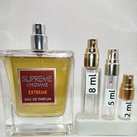 FRAGRANCE WORLD Supreme L'homme Extreme EDP, 2022 Batch, Unisex, Men | Vintage Decant Cologne Perfume Fragrance Samples