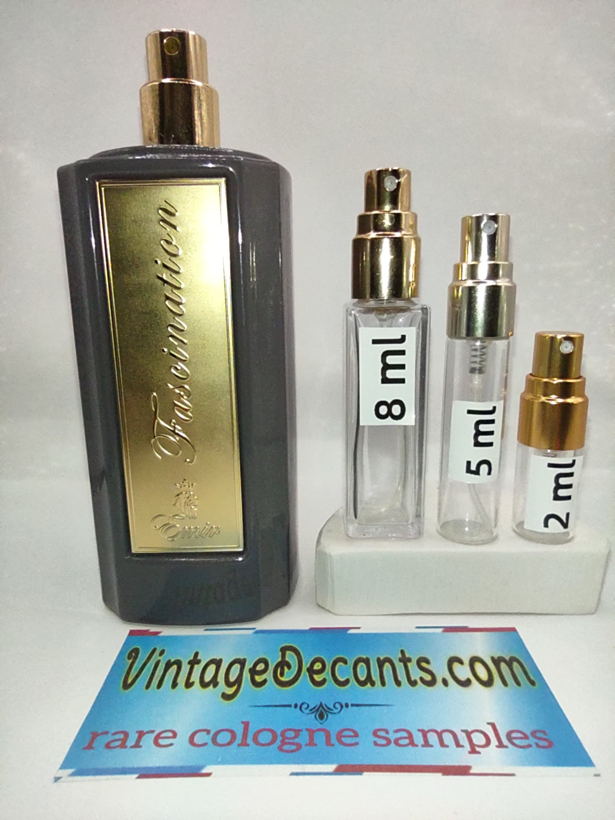 PARIS CORNER Emir Fascination EDP - 2022 Batch - Unisex - Men - Vintage Sample Discontinued Cologne Perfume Fragrance Decants