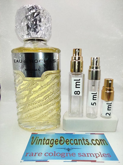 ROCHAS Eau De Rochas EDT - 1980 Batch - Women - Unisex - Vintage Sample Discontinued Cologne Perfume Fragrance Decants
