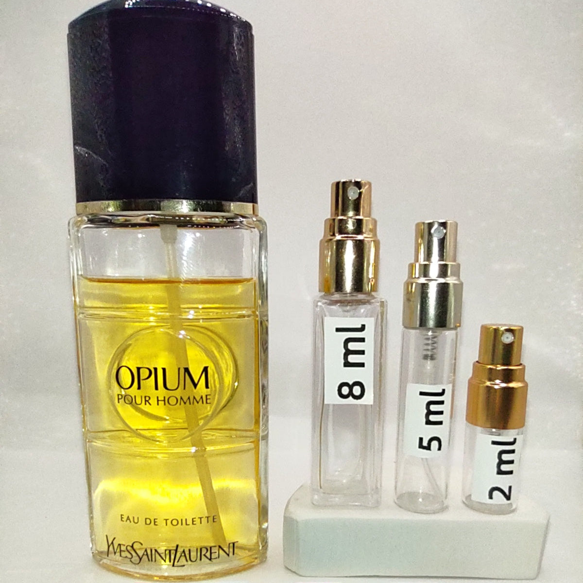 YVES SAINT LAURENT Opium Pour Homme EDT, 2003 Batch, Men | Vintage Decant Cologne Perfume Fragrance Samples