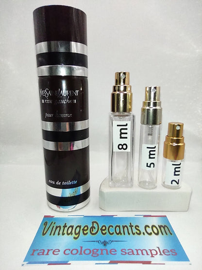 Vintage Decants YVES SAINT LAURENT Rive Gauche Pour Homme EDT - 2003 Batch - Men - Sample - Discontinued - Cologne - Perfume - Classic - Retro - Fragrance