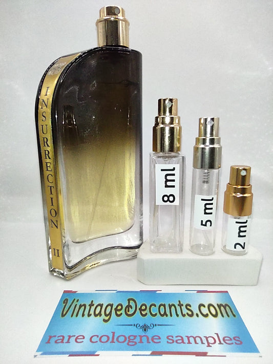 Vintage Decants REYANE TRADITION Insurrection lI Wild - 2022 Batch - Men - Sample - Discontinued - Cologne - Perfume - Classic - Retro - Fragrance