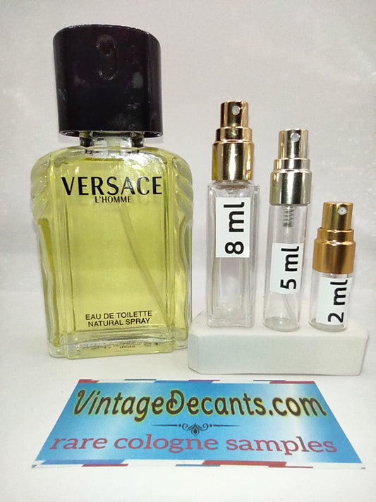 Vintage Decants VERSACE L'Homme EDT - 2021 Batch - Men - Sample - Discontinued - Cologne - Perfume - Classic - Retro - Fragrance