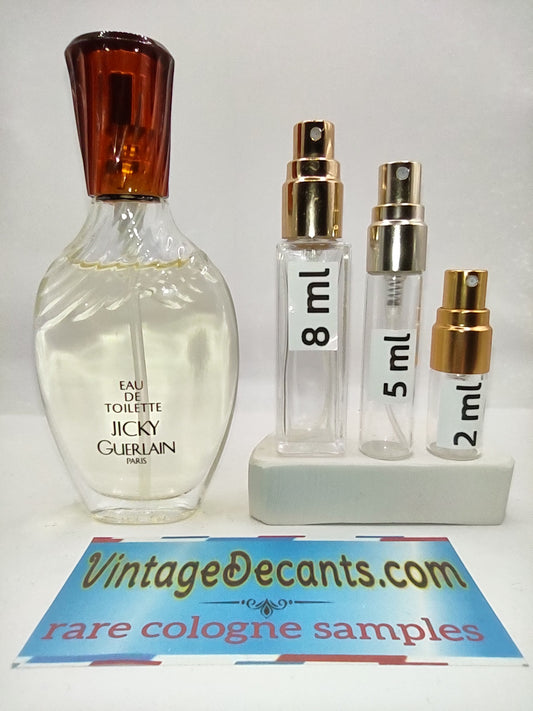 GUERLAIN Jicky EDT - 1990 Batch - Women - Unisex - Vintage Sample Discontinued Cologne Perfume Fragrance Decants
