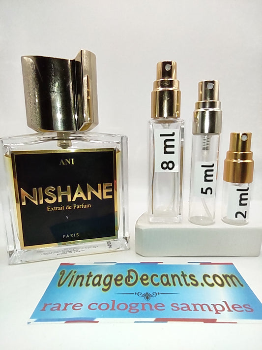 NISHANE Ani EDP - 2022 Batch - Unisex - Vintage Sample Discontinued Cologne Perfume Fragrance Decants