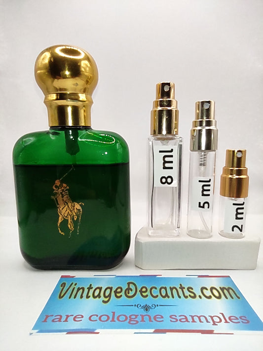 Vintage Decants RALPH LAUREN Polo EDC - 1983 Warner/Cosmair Batch - Men - Sample - Discontinued - Cologne - Perfume - Classic - Retro - Fragrance