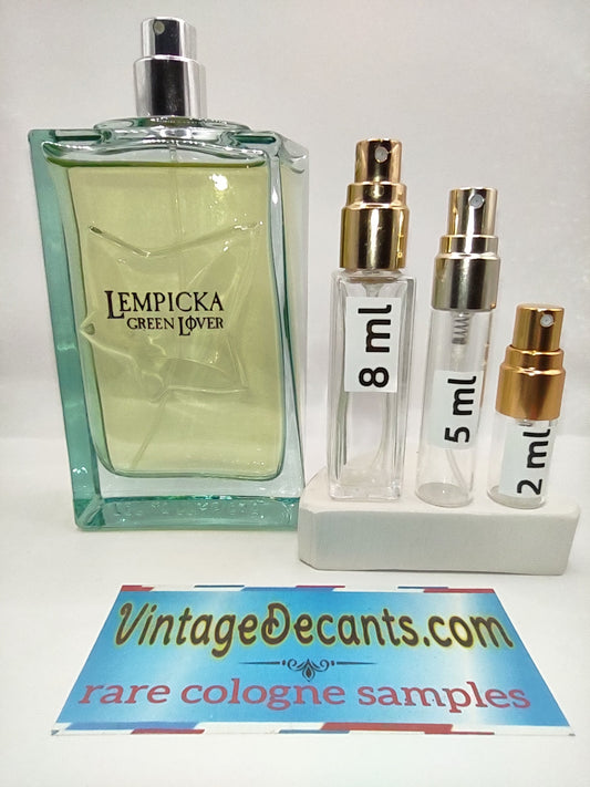 Vintage Decants LOLITA LEMPICKA Green Lover EDT - 2019 Batch - Men - Unisex - Sample - Discontinued - Cologne - Perfume - Classic - Retro - Fragrance